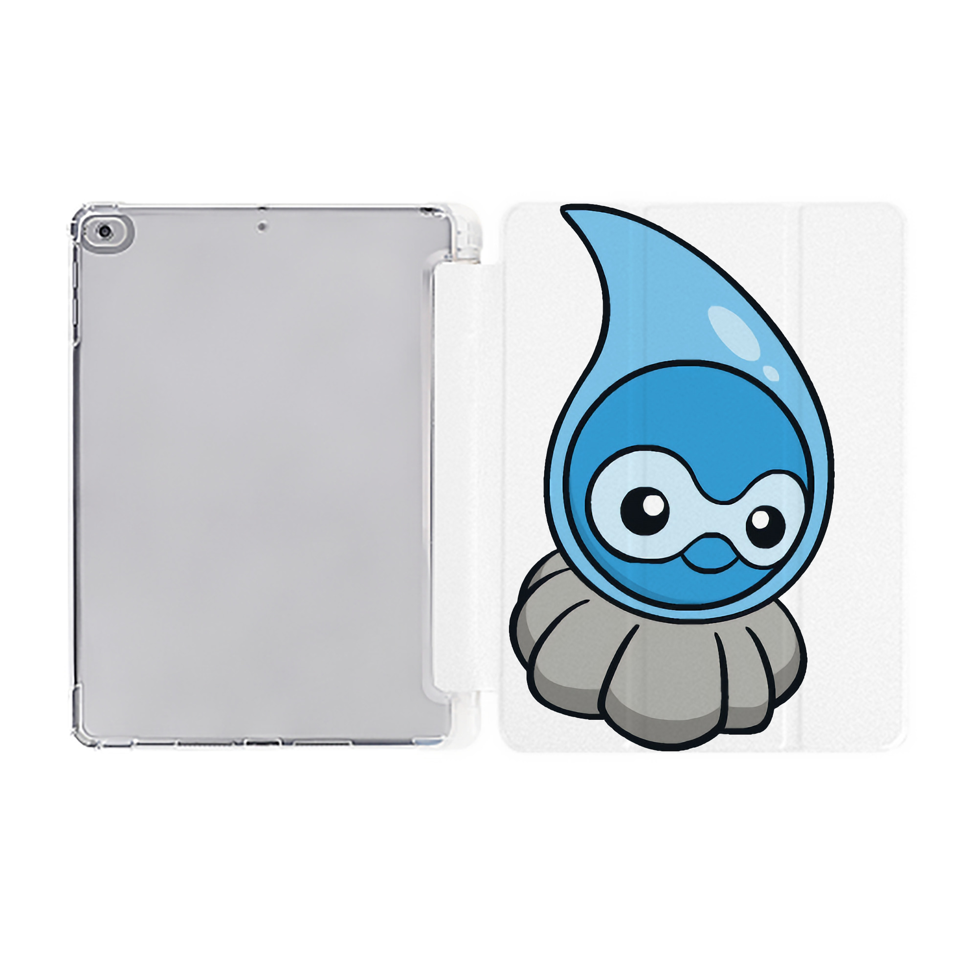 （画像用） ポケットモンスター Pokémon IPad ケース ペン収納付き 三つ折りスタンド PUレザー×シリコン 対応機種9.5/10.5/10.9インチ